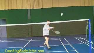 Badminton: Backhand Lift