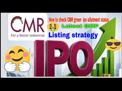 CMR GREEN IPO ALLOTMENT STATUS 💥| CMR GREEN IPO | IPO ALLOTMENT STATUS CHECK 🔥