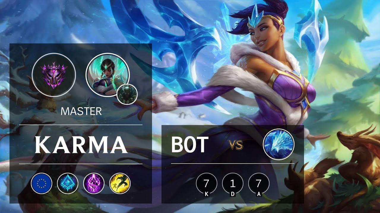 Karma Bot vs Anivia - EUW Master Patch 9.20