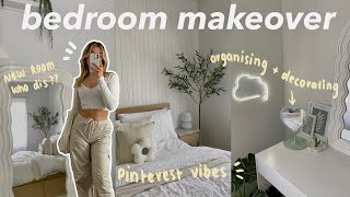 EXTREME bedroom makeover *pinterest inspired aesthetic* ( new furniture & decor!! ) screenshot 4