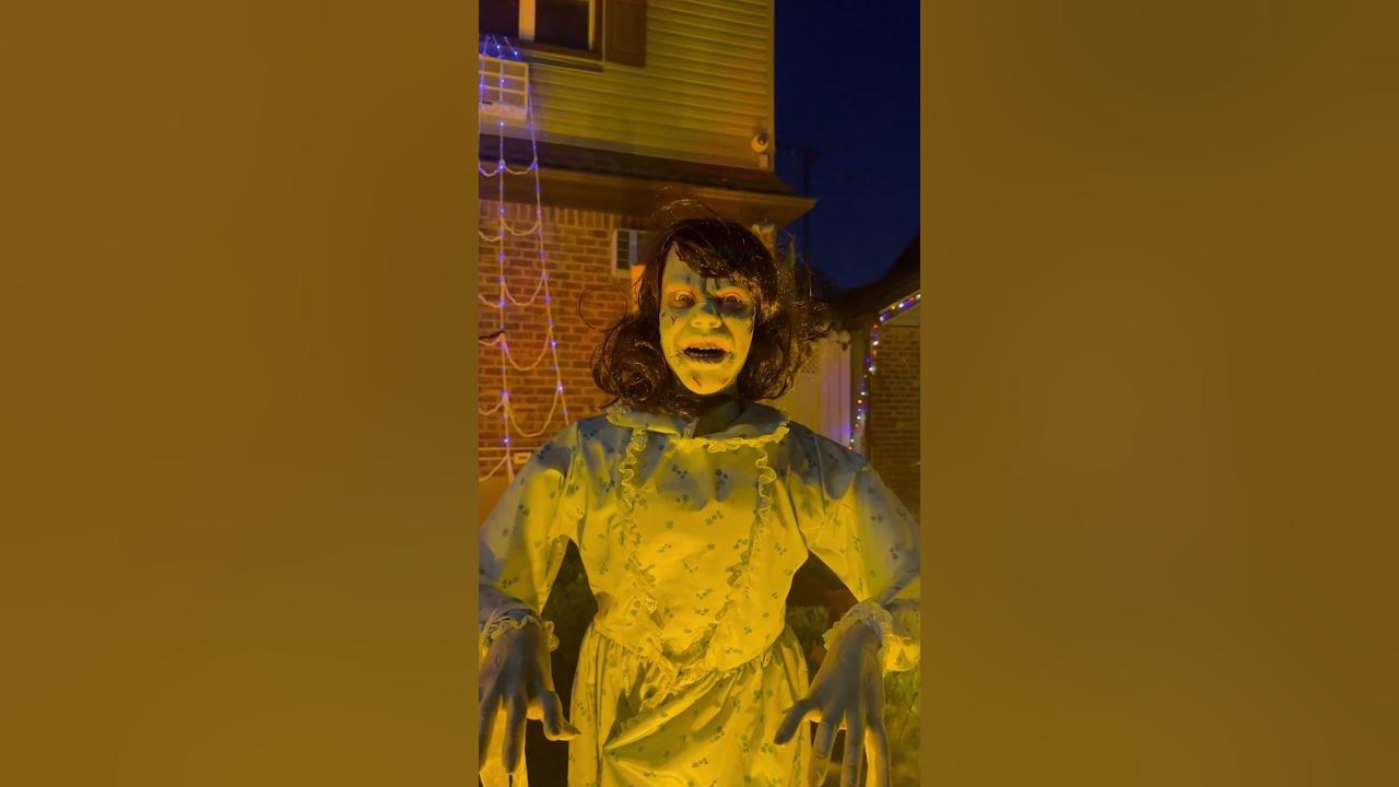 Exorcist #lindablair #horrorshorts #animatronic #tubularbells #scary #queensnewyork