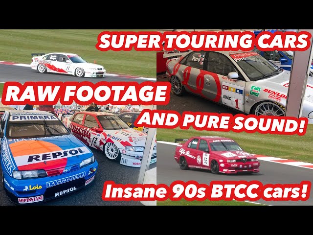 LEGENDARY DISPLAY OF 90s BTCC SUPER TOURING CARS AT DONINGTON