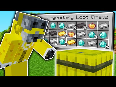 Minecraft Manhunt, But There's OP Supply Crates…