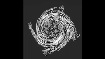 Rotating letter. Draw by openFrameworks