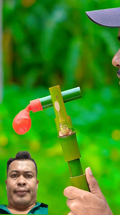 DIY Bamboo Slingshots with Clour Balloone #slingshots #bamboo #bambooart