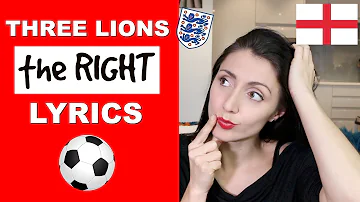 Three Lions Lyrics - Football's Coming Home World Cup 2018!
