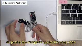 Hi-Link new face recognition module HLK-AI-10W support 2000pcs faces AI vision algorithm module