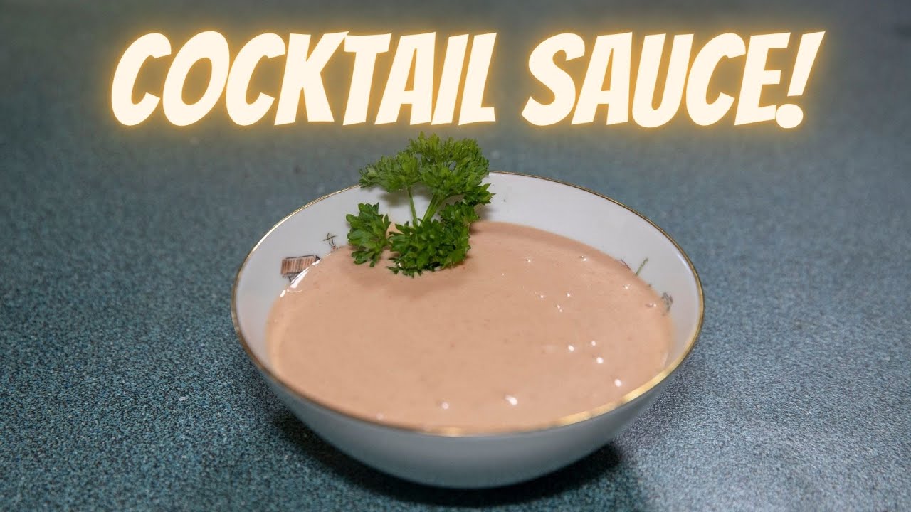 Cocktail Sauce Home Made Recipe YouTube