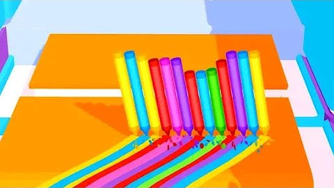 Pencil Rush 3D  MAX LEVEL 🌈🥳 Gameplay All Levels Walkthrough iOS, Android New Game