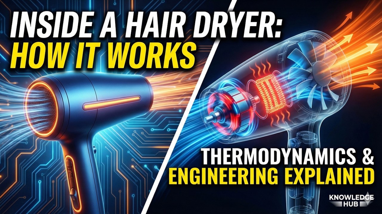 How Does a Hair Dryer Work? Inside the Heat & High-Speed Airflow Engineering