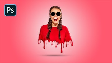 How to create DRIPPING EFFECT in photoshop | Urdu/Hindi
