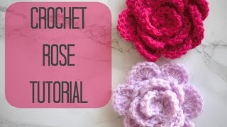 CROCHET: How to crochet a rose/flower | Bella Coco