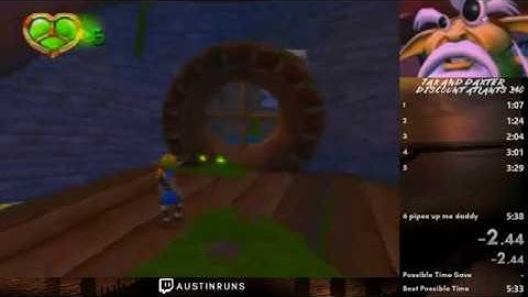 Getting inside of the Lighthouse in Jak and Daxter