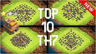New Top 10 Th7 War Base 2020 Farming Base Top10 Th7 Base Link Th7Base Clash Of Clans