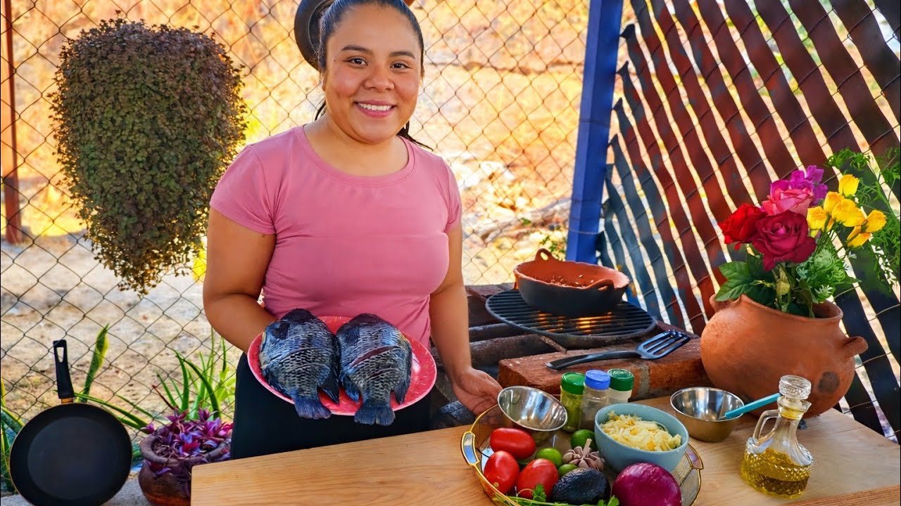 Mojarras fritas a la leña🐟🐟