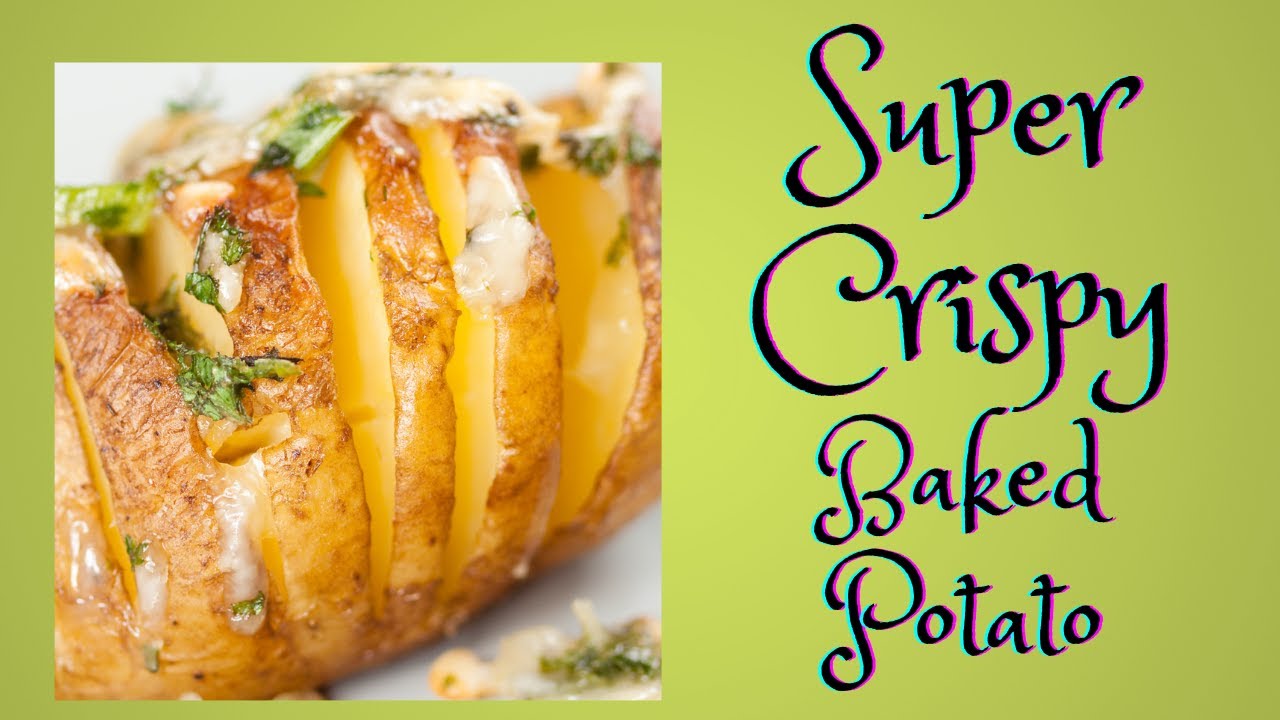 Crispy skin Baked Potato. #crispybakedpotato #bakedpotato #