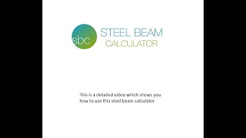 How to use the steel beam calculator