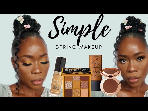 Soft Matte Spring Makeup 2021 | Spring Inspired Makeup | 2021 Makeup Techniques