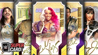 OBTAINING EVERY SIGNATURE CARD IN WWE SUPERCARD