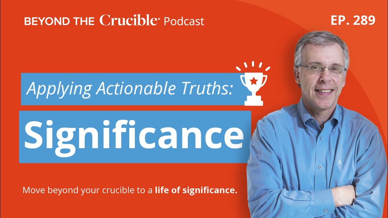 Applying the Actionable Truths 10: Significance - YouTube