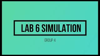 Lab 6 Simulation G4 (BEV20901 S9)