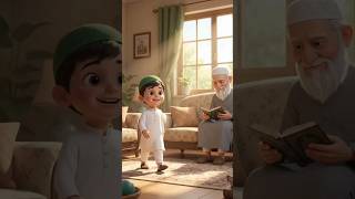 Beautiful Islamic Cartoon Story | Allah Is Always With Us 🤲 #shorts #islamicartoon #moralstories
