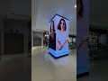Seamless Corner LED Column Screen Installation for Luxury Shopping Mall | Wrap-Around LED Display