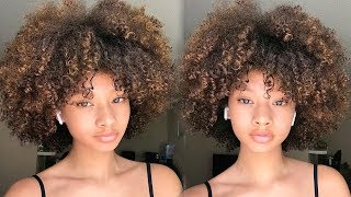 My Afro Hair Routine 2018 | Thick curly hair