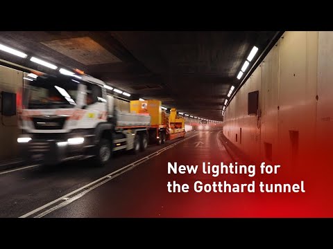 New lighting for the Gotthard tunnel