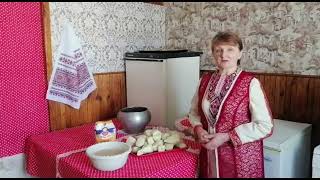 Технология приготовления мордовского традиционного блюда затыр морд «позакши»
