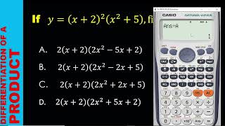 DIFFERENTIATION PART 2: USING CASIO CALCULATOR TO FIND THE DERIVATIVES OF POLYNOMIALS screenshot 4