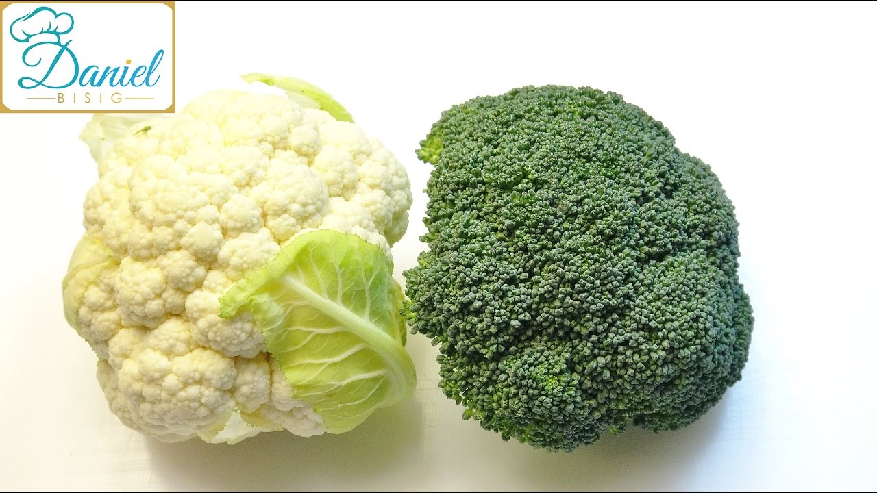 Natürliche schöne Röschen von Blumenkohl und Broccoli selber machen ...