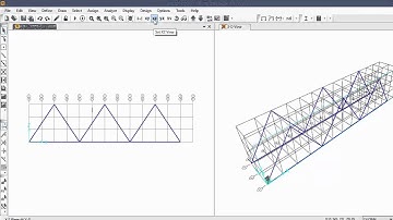 truss analysis sap 2000
