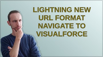Salesforce: Lightning new URL format navigate to visualforce