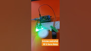 Motor Control with Infrared Sensor and RGB Lights #arduino #motor #servo #dcmotor #mechatronic