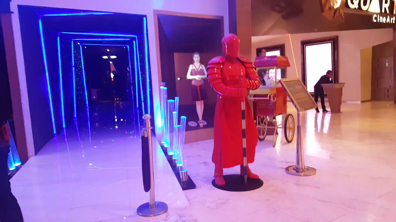 Imax Quartier CineArt Bangkok Movie Theatre Lobby: Star Wars, Maze Runner, Minions, etc.