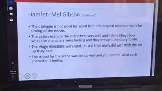 Hamlet presentation