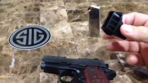 Sig Sauer P238 speed loading