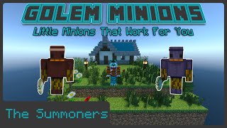 Golem Minions Tutorial - The Summoners - Minecraft Bedrock Edition Free Addon screenshot 3