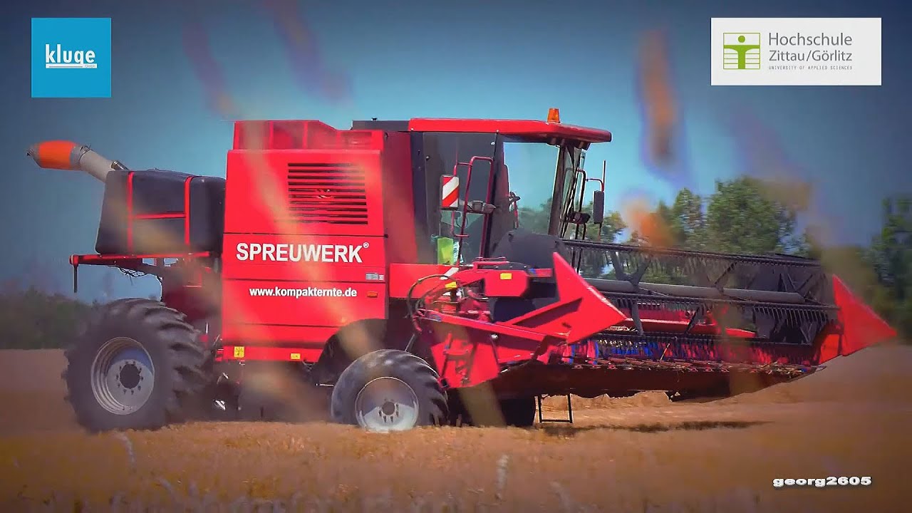 1. Projekt-Feldtag mit dem Kompakt - Ernter für "SpreuStroh"