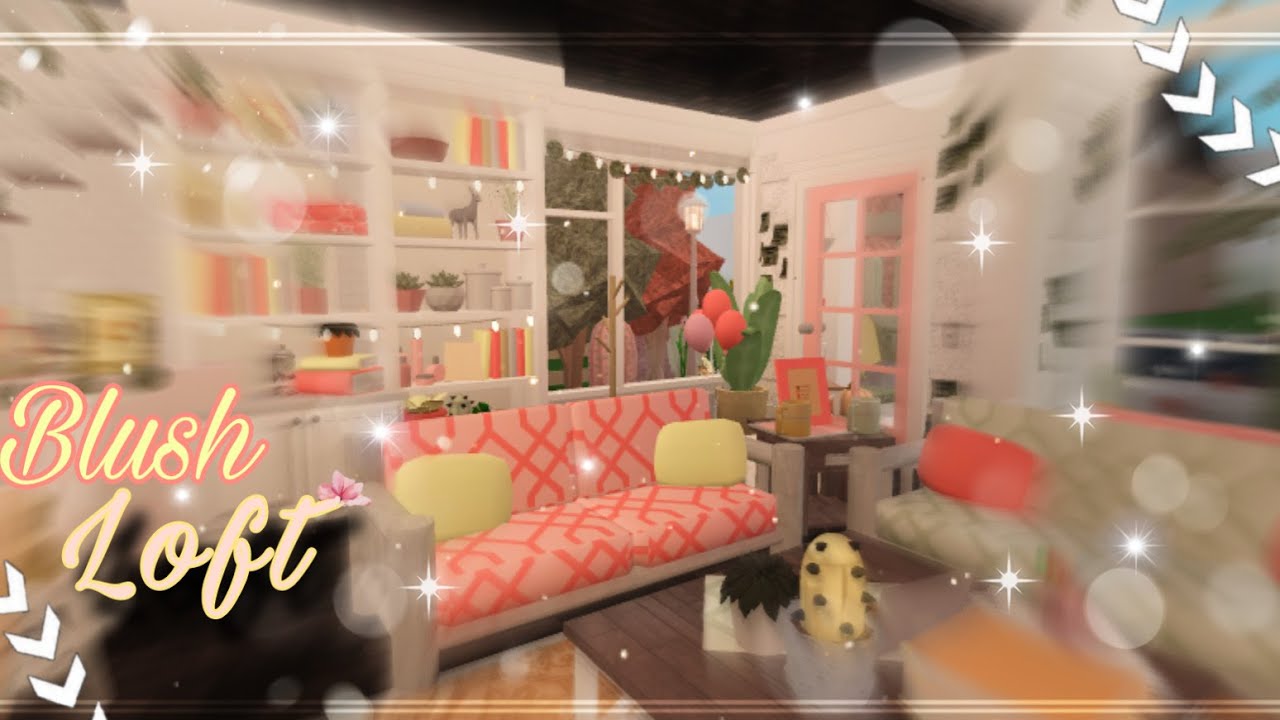 Bloxburg Blush loft tour / speedbuild YouTube