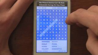 WP7 Game Review: Word Search Deluxe (WMPoweruser.com) screenshot 2