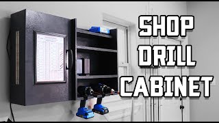 Shop Drill Cabinet // Workshop Organization