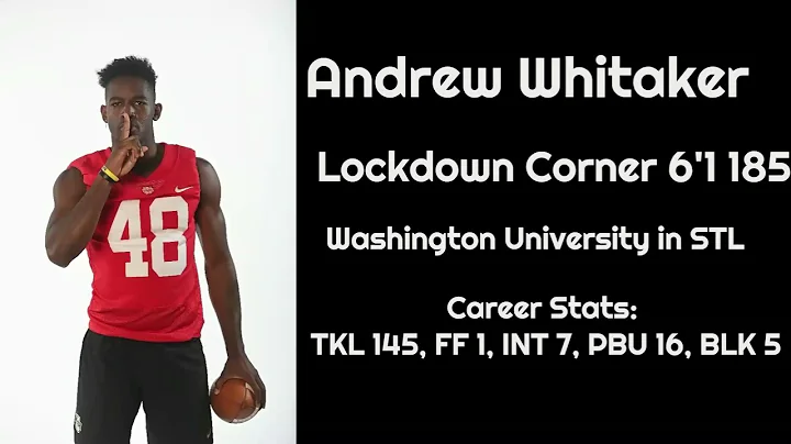 Andrew "Whit' Whitaker Senior and Junior Highlight...