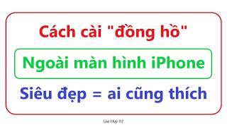 How to use the Clock outside the iPhone screen = There is a great trick that no one knows? screenshot 4