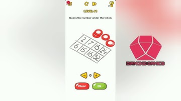 Brain Blow Level 61 guess the number under the token