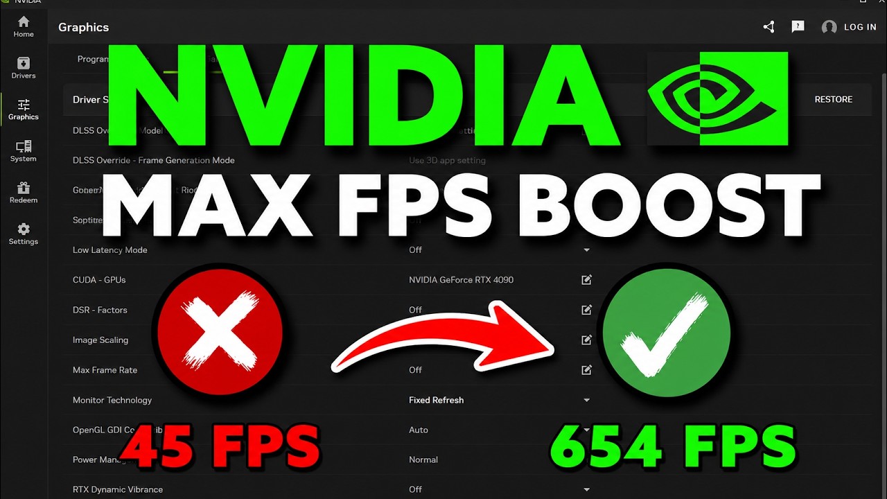 NEW Best NVIDIA App & Control Panel Settings for GAMING in 2026 (HUGE ...