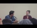 Brett Dalton & Hayley Atwell open her panel @ Boston Comic Con