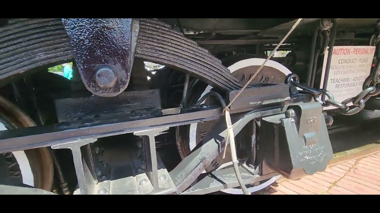 Pacific 374 Engine on public display at Yaletown Vancouver BC Canada