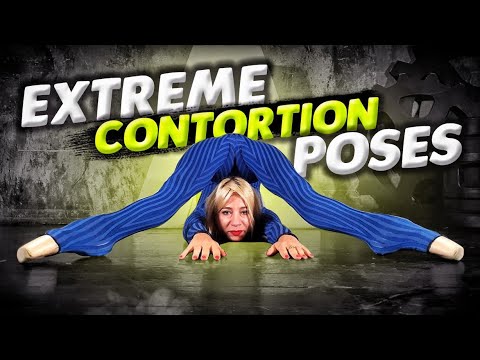 Extreme contortion poses. Flexible girl Alesya. Bendy body. Flexshow